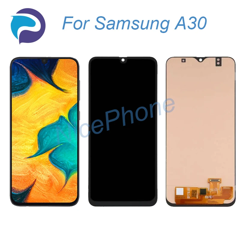 

Для Samsung galaxy A30, ЖК-дисплей, сенсорный экран, дигитайзер, для сборки, запасные части 6,5 "SM-A305F/FN/G/GN/YN/O/N/GT для Samsung A30