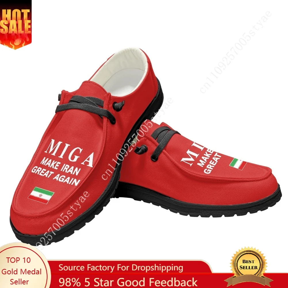 

MAKE IRAN GREAT AGAIN Casual Shoes Flat Shoe Men Woman Breathable Outdoor Lightweight Footwear Custom Shoe