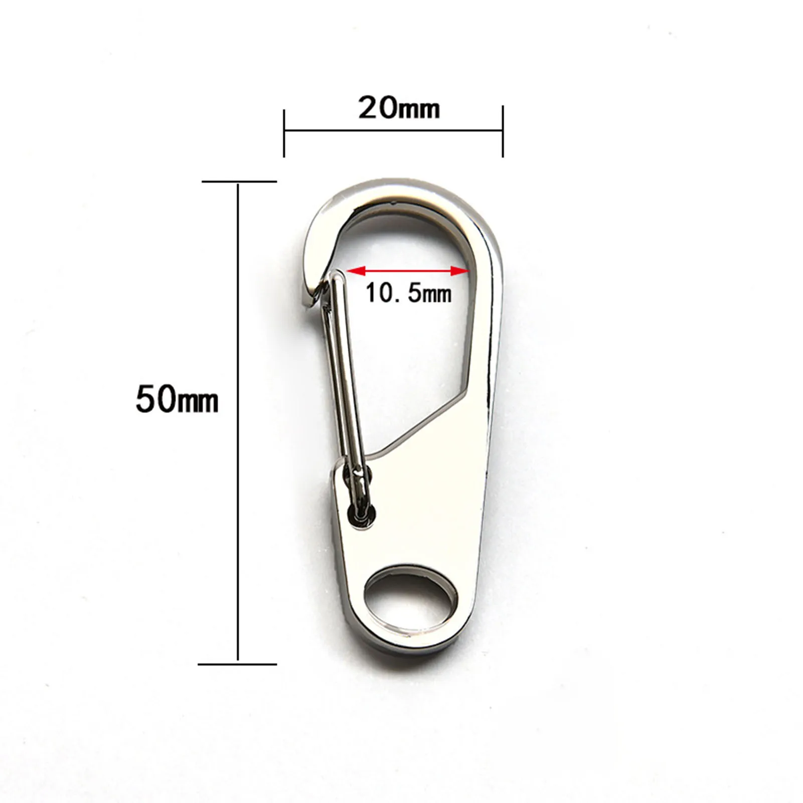 Metal Outdoor Carabiner Clip Big Size Buckle Outdoor Climbing Accessories for Rock Climbing Mountaineering