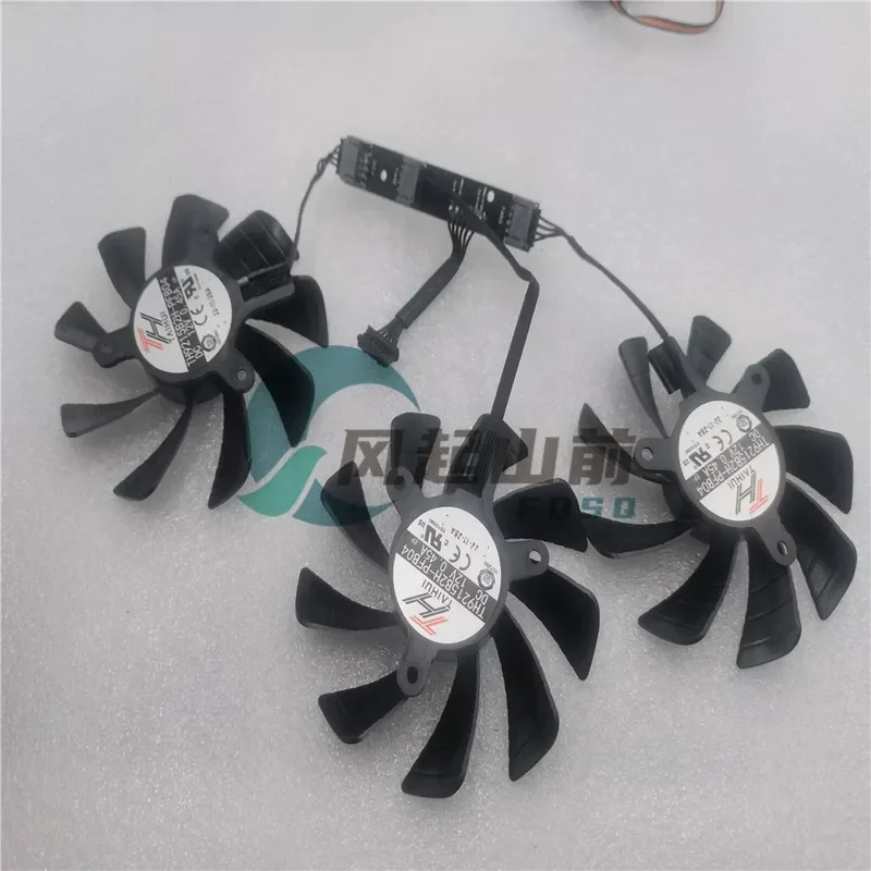 for Gainward GeForce RTX 3070 3080 3080Ti Graphics Card Cooling Fan Replacement TH9215B2H