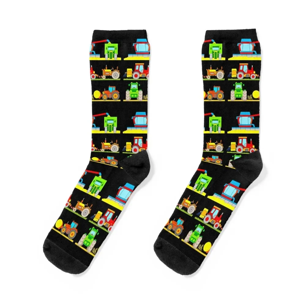 

Tractors Harvester Socks valentine gift ideas shoes Socks Girl Men's