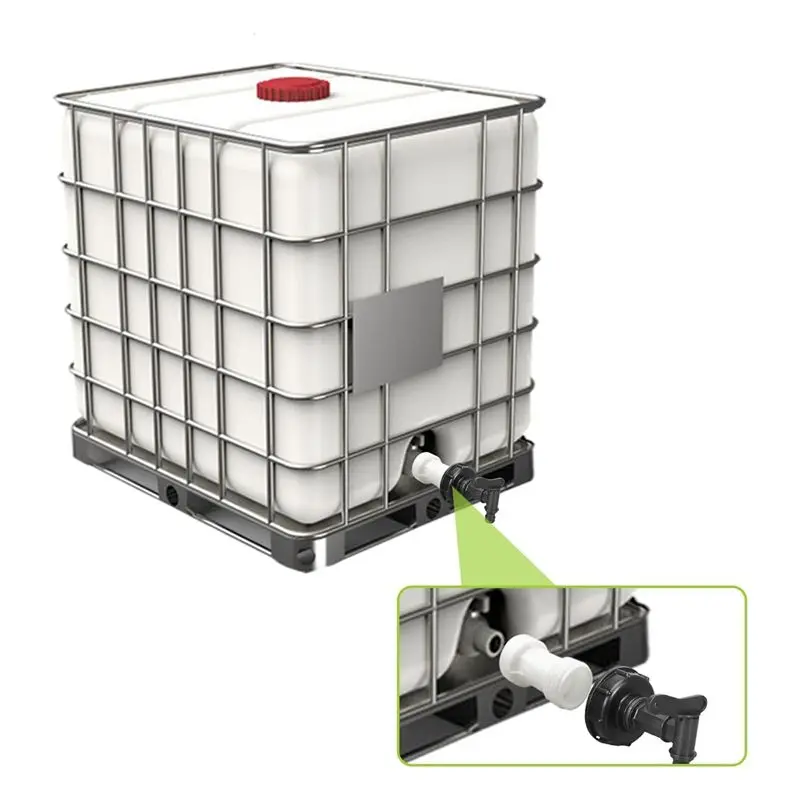 【AUTUMN】S60X6 IBC Ton Barrel Extension Joint Plastic Joint Dust Drain Tube Discharge Outlet Extension Rainwater Tank Adapter