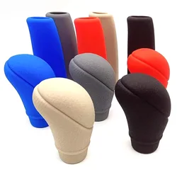 Silicone Shift Knob Cover Handbrake Cover Anti-skid Cover Car Shift Collar Auto Shift Lever Handle Cover Car Interior Parts
