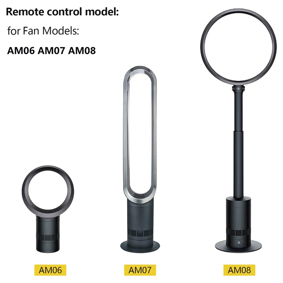 Replacement Remote Control for Dyson AM06 AM07 AM08 Heating and Cooling Fan Humidifier Air Purifier Fan