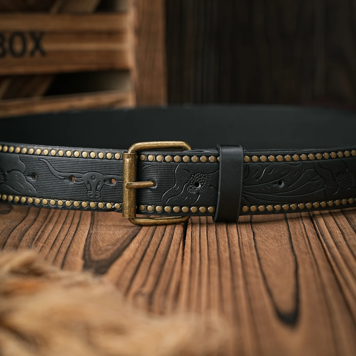 Ein Retro-Gürtel mit Metallschnalle für Herren und Damen im Casual-Stil, mehrfarbig, aus PU-Leder, geeignet für den täglichen Gebrauch, Business und alle Jahreszeiten (Sen – Detail 2