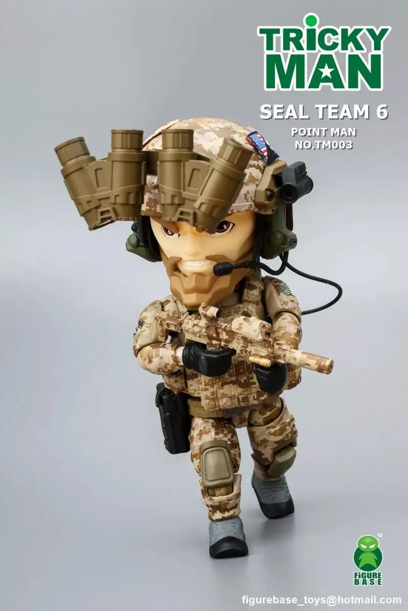 Hot Sales Mini Toys US Tricky Man SEAL Team Special Army - Point Man No.TM003 Full Set 5inch Model For Fans Collectable