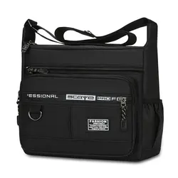 Rilibegan Men Crossbody Bag Big Capacity Male Single Shoulder Bags Business Leisure Storage Women Crossbody Bag Men Shoulder Bag