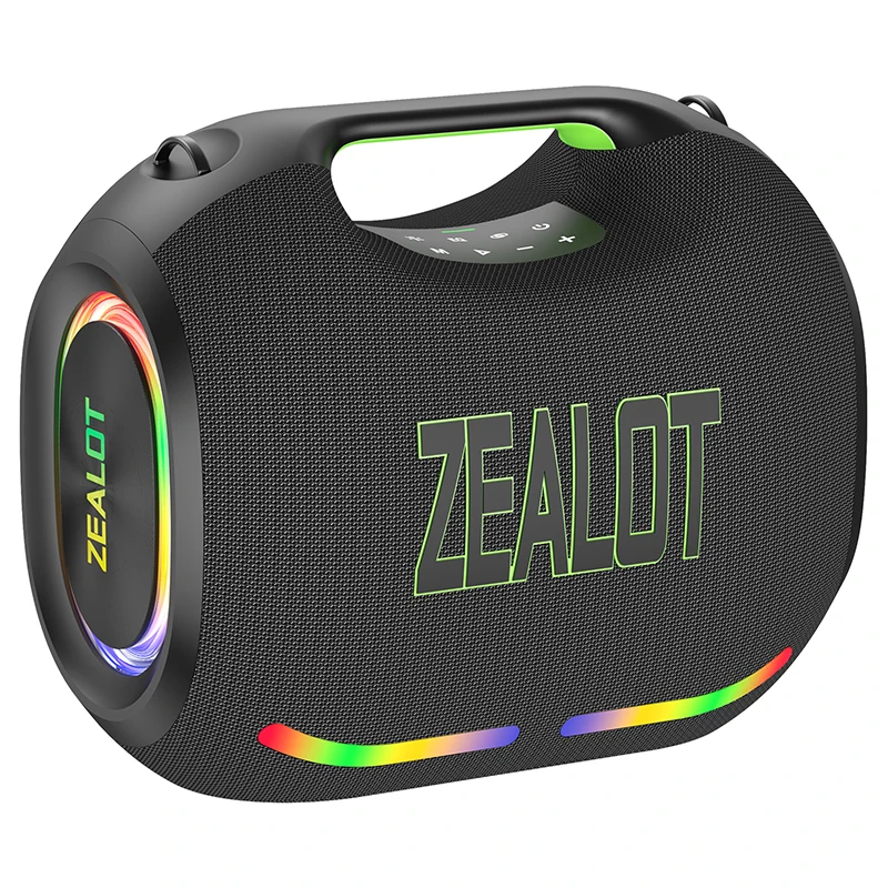 ZEALOT-ZE21 250W High-Power Wireless Speaker TWS Subwoofer Bluetooth Speaker High Volume Waterproof Portable Power Bank HIFI Sound Long Battery Life Blue Speaker