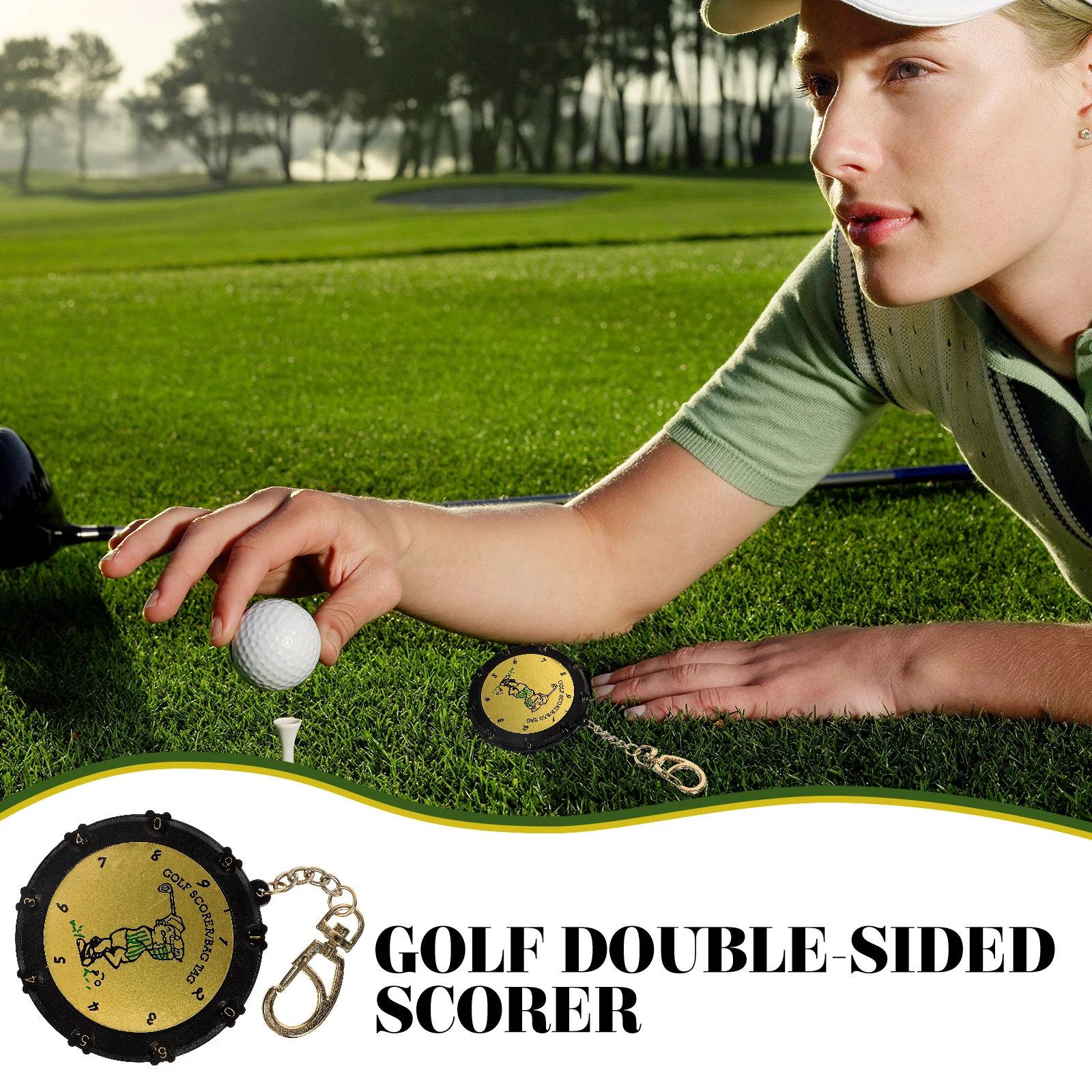 

Score Golf Scorer Accessories Mini Portable Counter Practice Supplies Abs Game Scoreboard