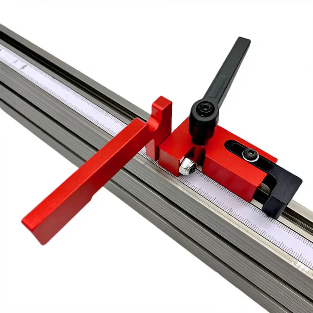 Adjustable T Slot Miter Track Sliding Block For 75 Type Fence Woodworking Precision Cutting Positioner Limit Tool