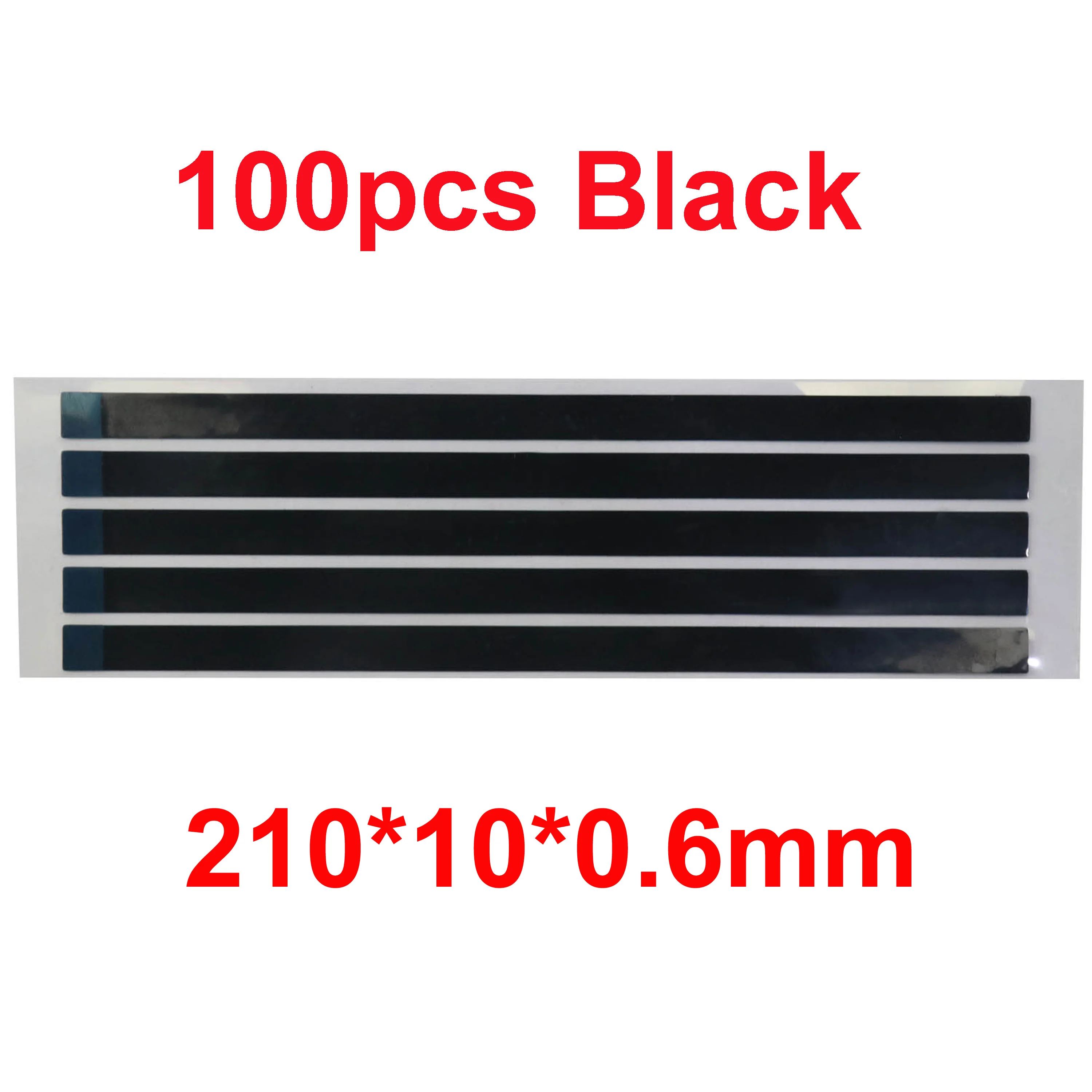 2 Size 100pcs Black Pull Tabs Stretch Release Adhesive Strips for LCD Screen with Handle without Tabs