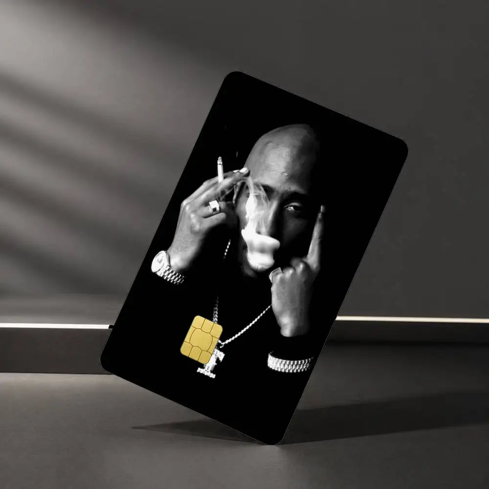 Tupac Shakur Rap Rapper Sticker Film Tape Skin for Credit Card Debit Card Waterproof Stickers