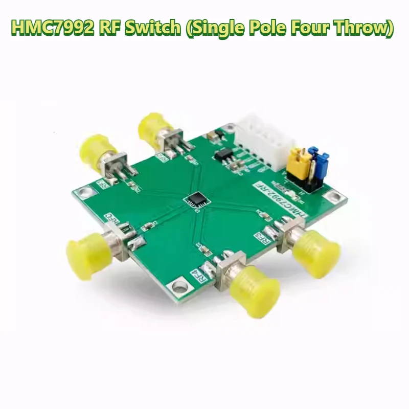 HMC7992 RF Switch Module, Single Pole Four Throw 6GHz with Broadband Shielding Cover, Band Switching KDT7992S4T-006