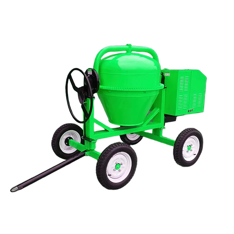 

Mini Portable Concrete Mixer 350L/500L/750L with Pump /Gasoline Small Construction Mixer Engine Core for Building Site