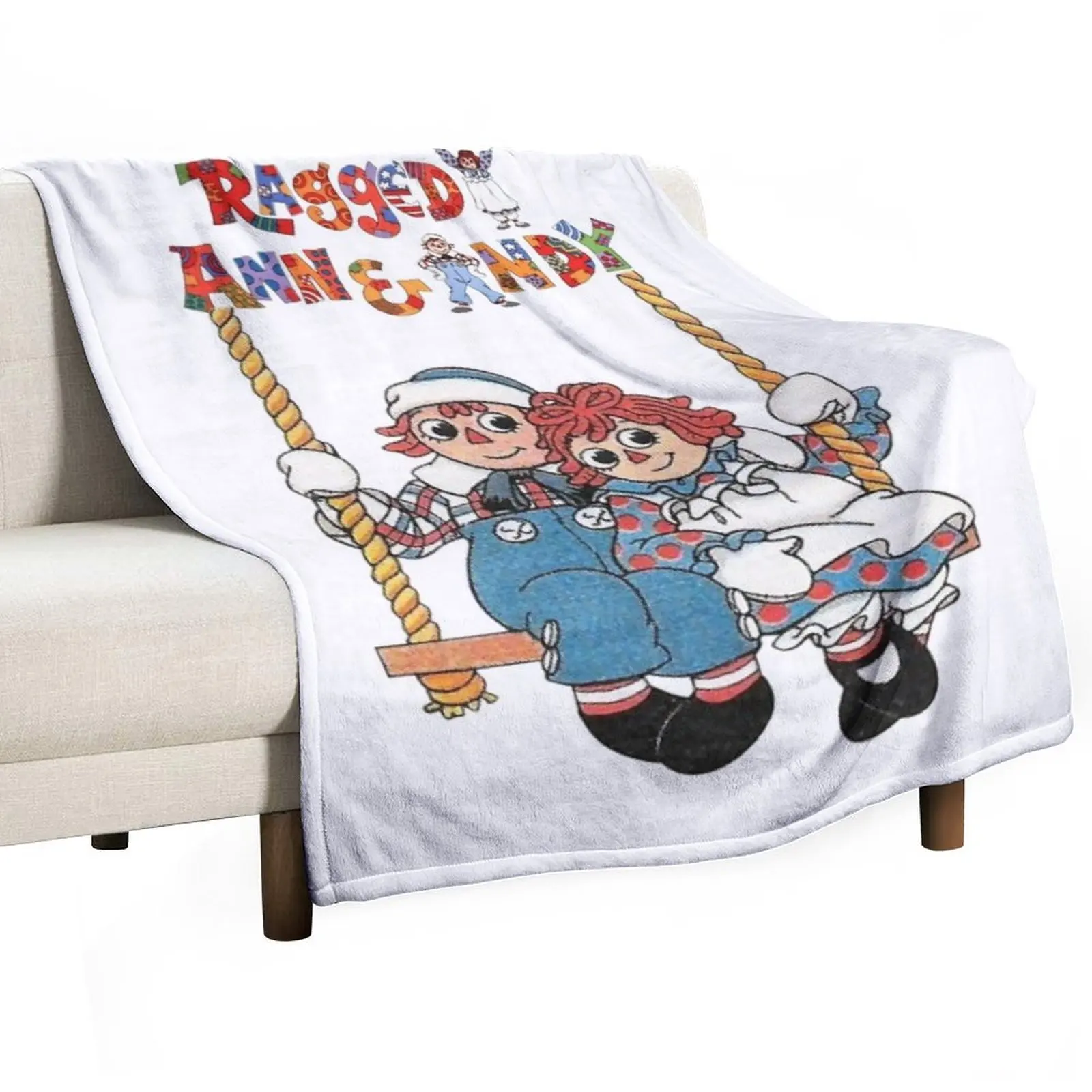 

Raggedy Ann And Raggedy Andy Throw Blanket Polar blankets ands Extra Large Throw for winter Blankets