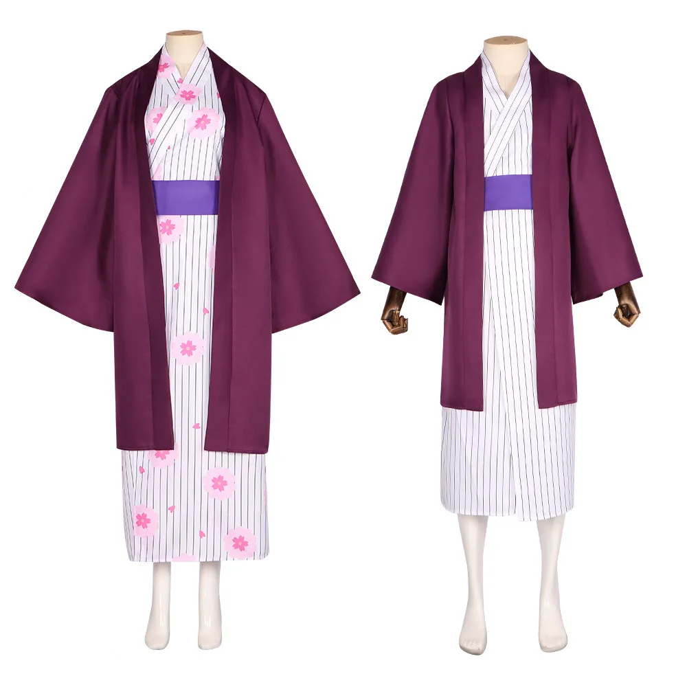 

Кимоно для косплея для взрослых Юката Танджиро Muzan Kibutsuji Gensui и Mitsuuri Kuriyama Костюмы для выступлений из «Камадо Танджиро»