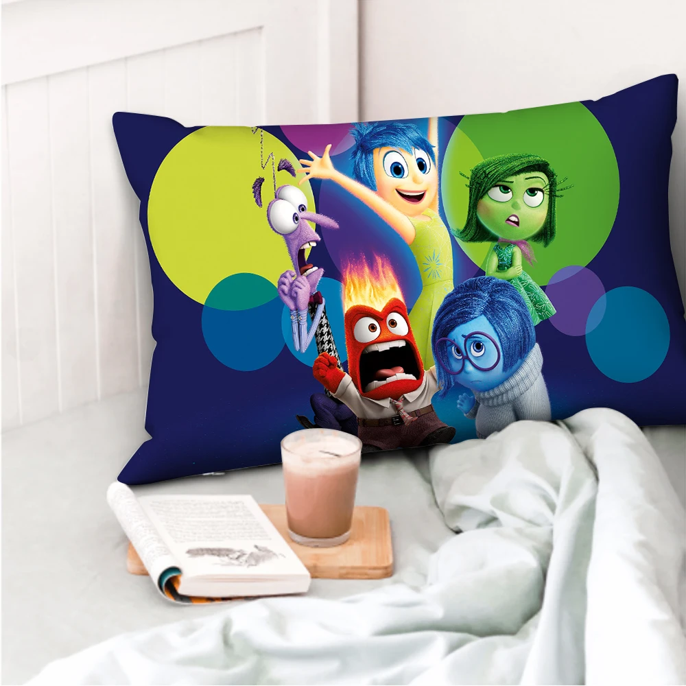 Disney Inside Out 2 Pillowcase 30x50 40x60 New Cute Cartoon HD Pillow Case Decor Pillow Cushion Cover Kids Room Decoration Gift