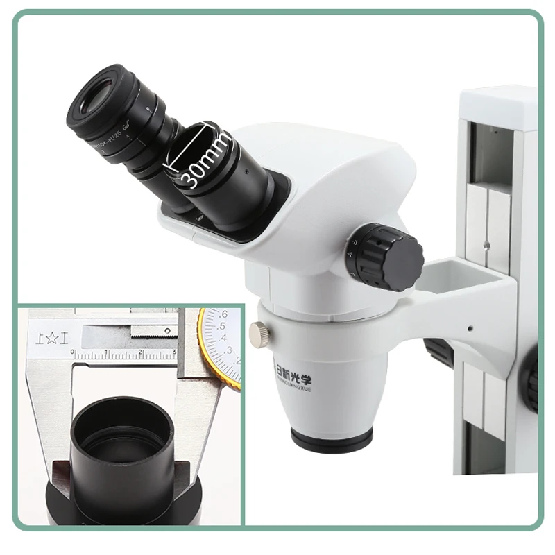 WSHZ10X-H/23mm 10X/25MM Olympus Stereo Microscope Metal Eyepiece Large Field Adjustable for Tube Size 30mm Rubber Lens Hood