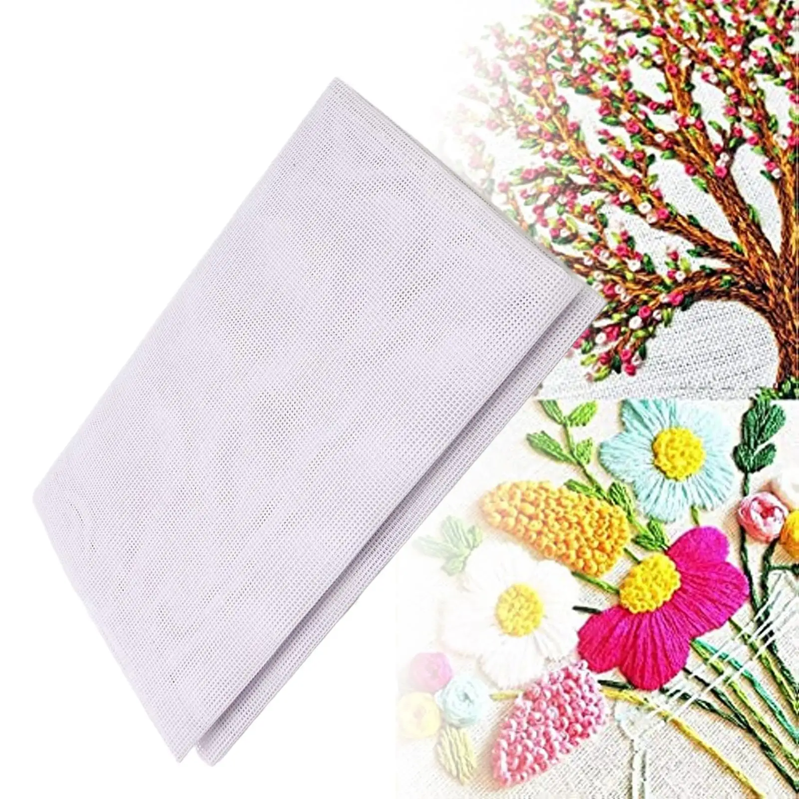 Cross Stitch Fabric Needle Point Canvas 14ct Crafts Arts for Cross Stitch for