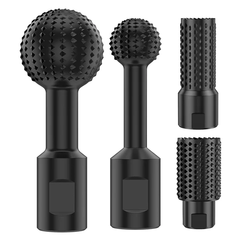 

ABBP-4Pcs Ball Grinding Head Ball Gouge Angle Grinder Attachment Sphere Rotary Burr With 5/8-11 Threads