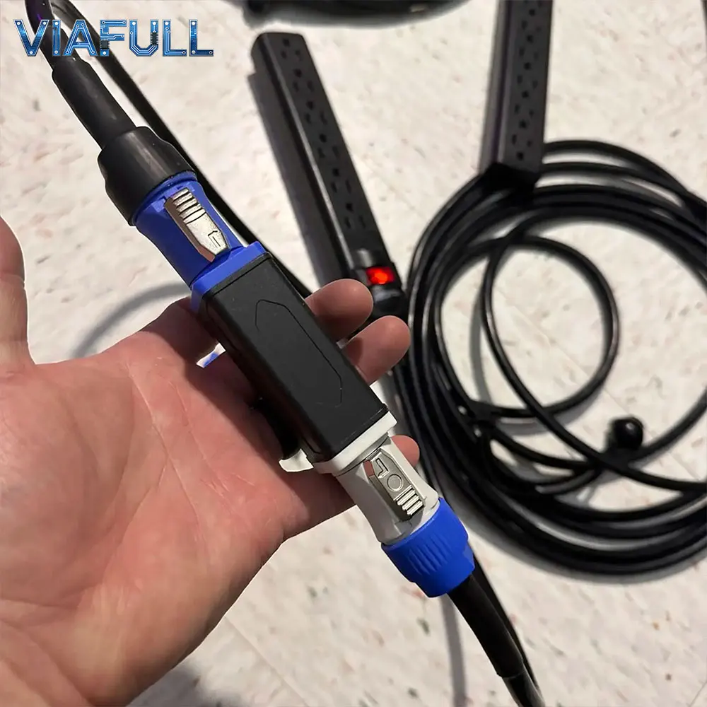 1-5M 3x1.5mm² Single Phase Extension Cable High Quality Black 3 core Power Connect Cable Stage light LED light Event Show