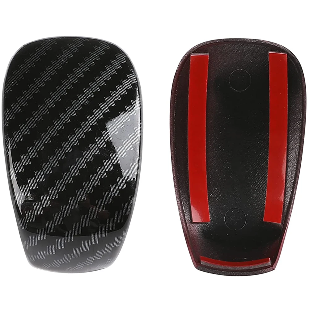 Car Gear Shift Lever Knob Cover Cap ABS Carbon Fiber For Honda Civic 11th 2022