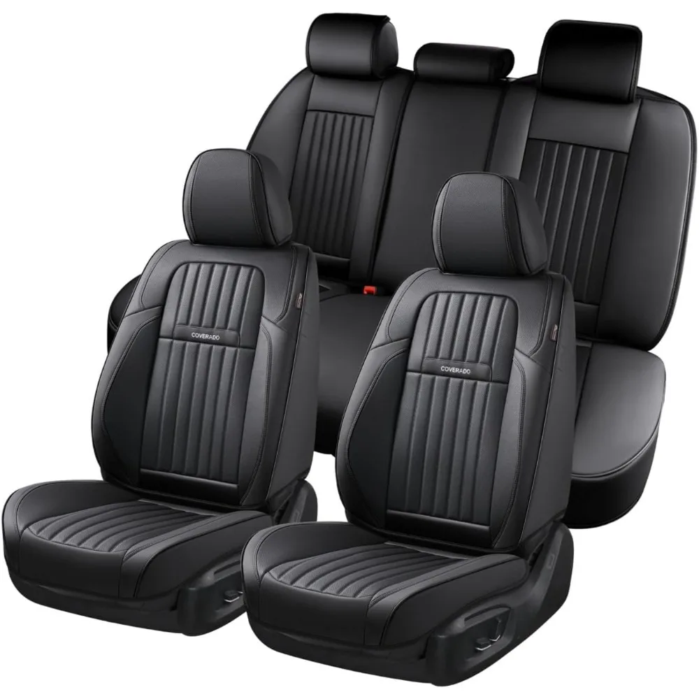 

Car Seat Covers Full Set, Seat Covers for Cars, Black Car Seat Cover
