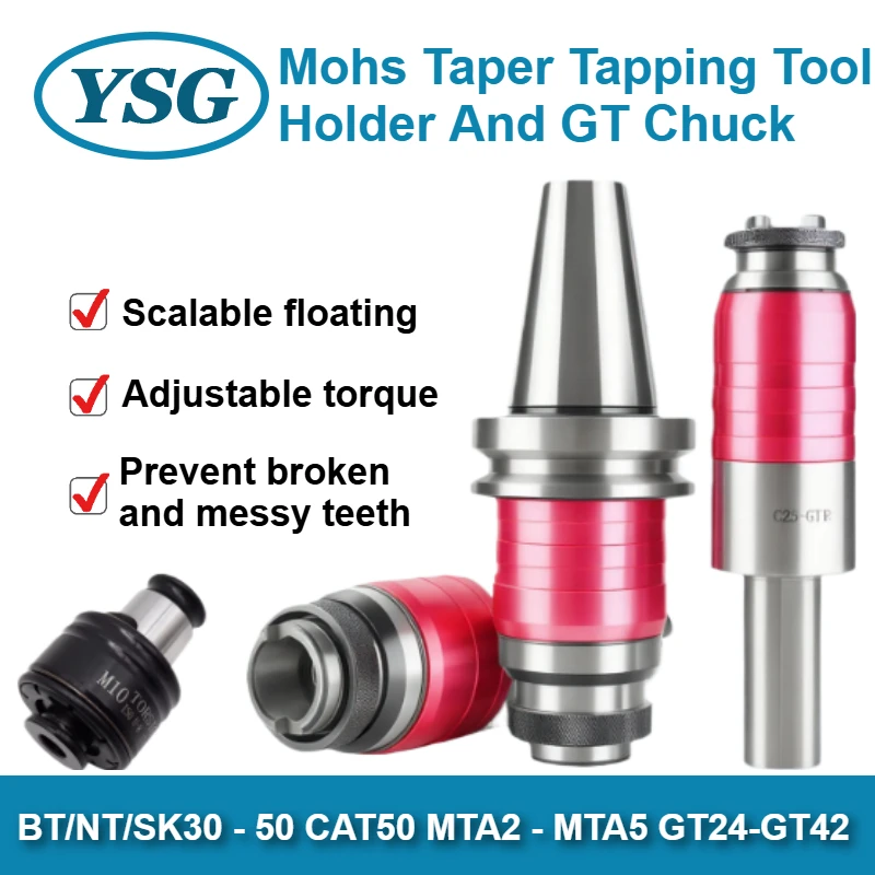 MT2 MT3 MT4 MT5 MTA GT12 GT24 Tapping Tool Holder Floating Expandable Tap Collet for CNC Lathe