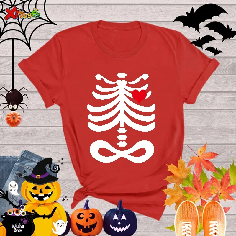 birthday present Shirt Skeleton Family T shirt Party Shirt Funny Boy Teenager Girl Clothing Children Clothes Clothing Outfit