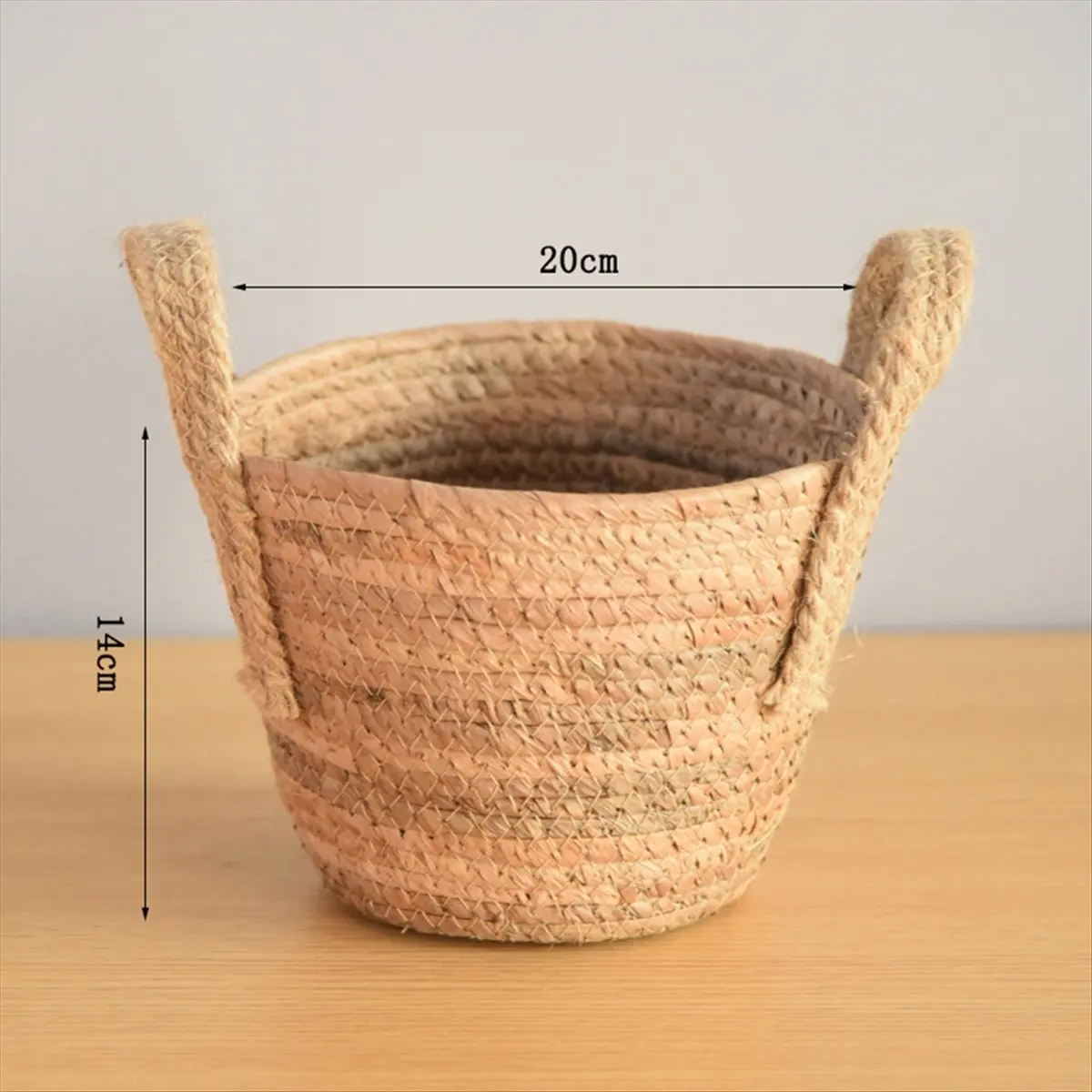 2026 Trend Woven Handheld Flower Baskets Rattan Plant Pots Plant Pots Storage Baskets Home Decoration Flower Baskets B