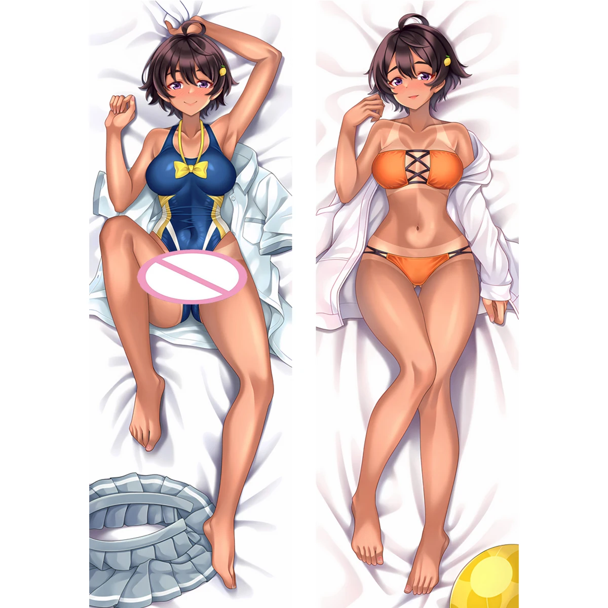 

Девушка аниме Make Heroine ga Oosugiru! Наволочка для взрослых Dakimakura Anna Yanami Lemon Yakishio, длинная наволочка для тела в натуральную величину