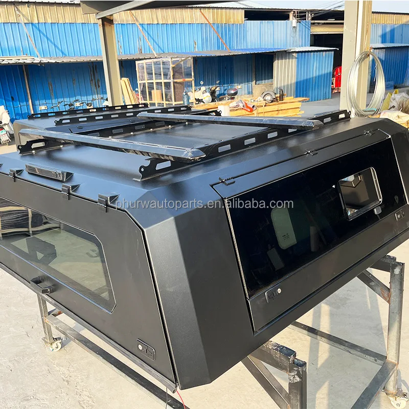 PHURW Off-Road Vehicle Accessories Aluminum Trucks Bed Canopy For TOYOTA HILUX Pickup Truck Canopy view 2