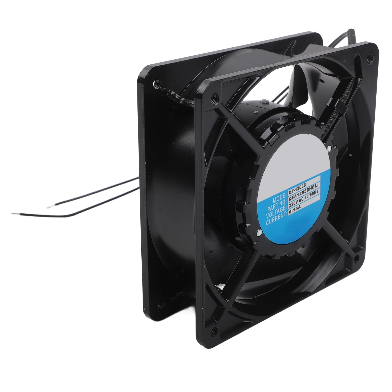 Thermal Axial Fan for Fireplace Cassette Insert Systems Compatible with Extractors Barbecue Hoods and Almond Helmet Stove Setups