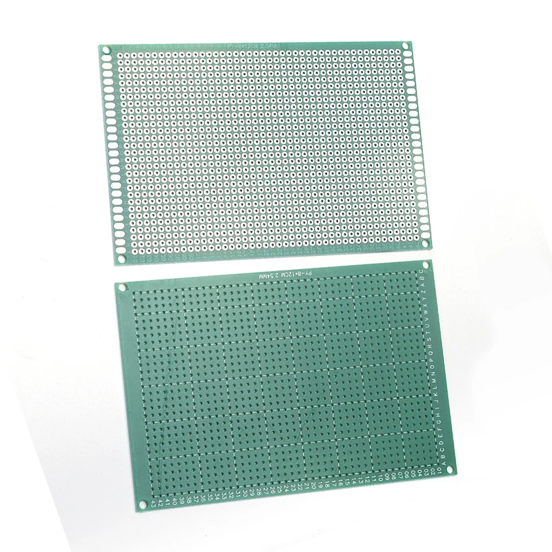 2 Stück 8x12cm DIY Universal-Leiterplatte 80x120mm Prototyping-Platine Einseitig Kupfer-Leiterplatte – Detail 2