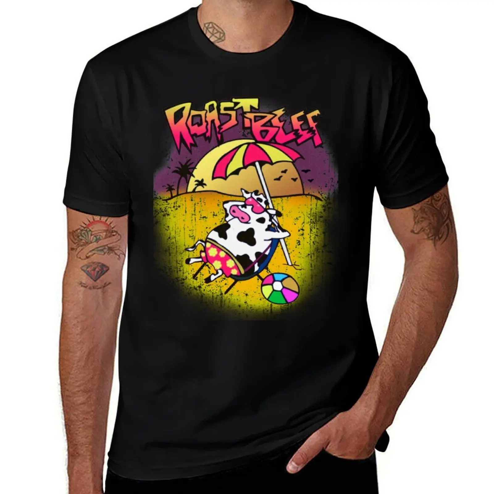 Roast Beef - Vintage T-Shirt Comfortable Daily Wear Tee T-Shirt