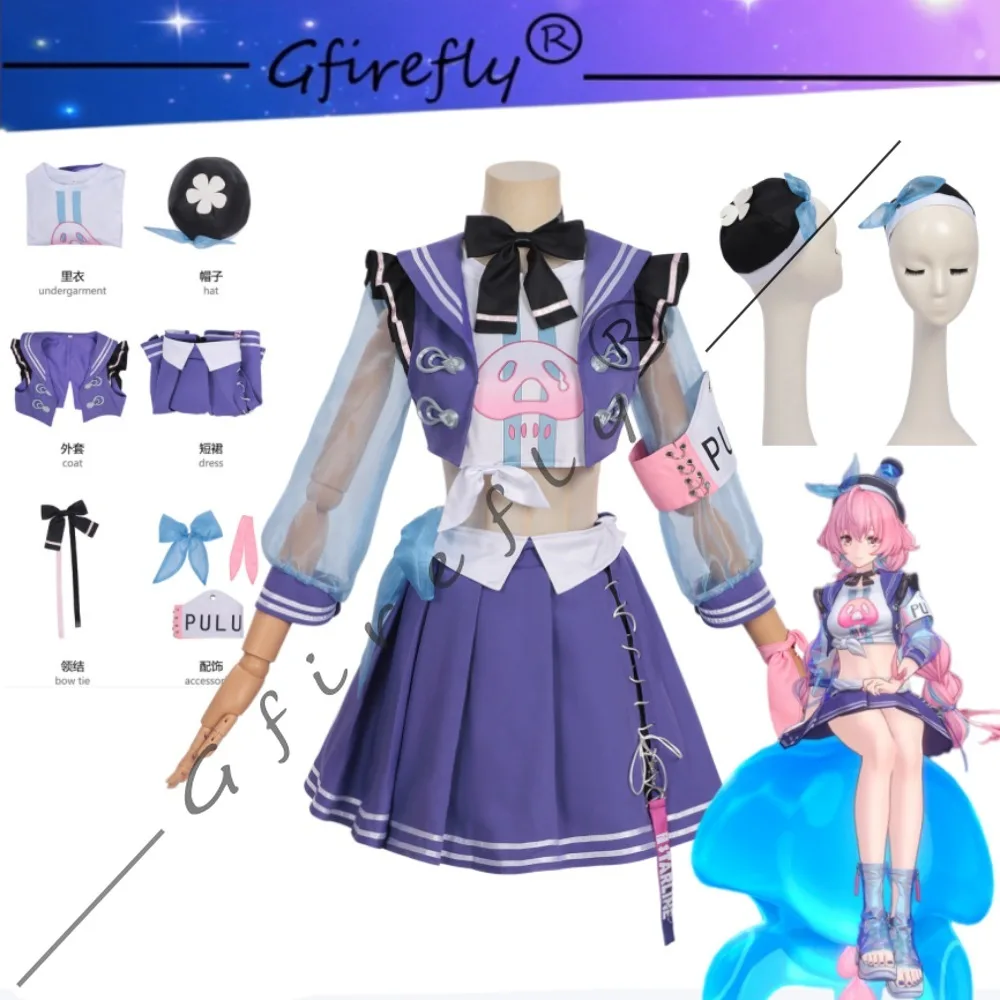 

Loop Frontier Nanaly Same Style Cosplay Game Psychic Outfit with Accessories Women Halloween Carnival Stage Performance Costume