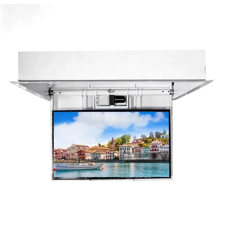 TV Lift TV Ceiling Mount Bracket Motorized Auto Folding Electric Remote Control Motorized Flip Down Ceiling TV Mount Drop Down
