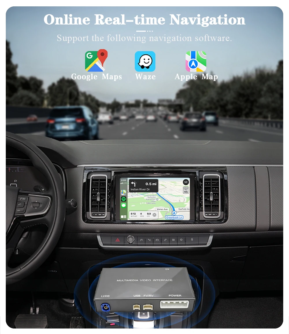 AUTOTOP Drahtlose Carplay Android Auto Für Peugeot Citroen DS C4 C5 DS4 DS3 DS5 308 508 5008 3008 MRN SMEG Zubehör Multimedia – Detail 12