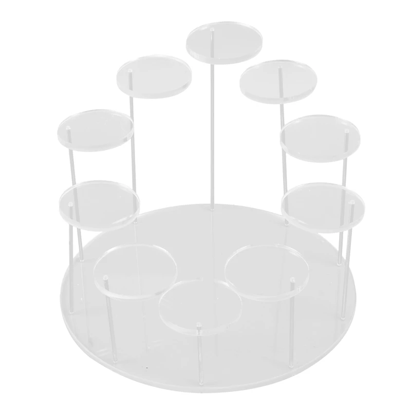 Acrylic Cupcake Holder Stand, Round Cupcake Tower Display Stand, Premium Dessert Stand Cupcake Holders, For Parties