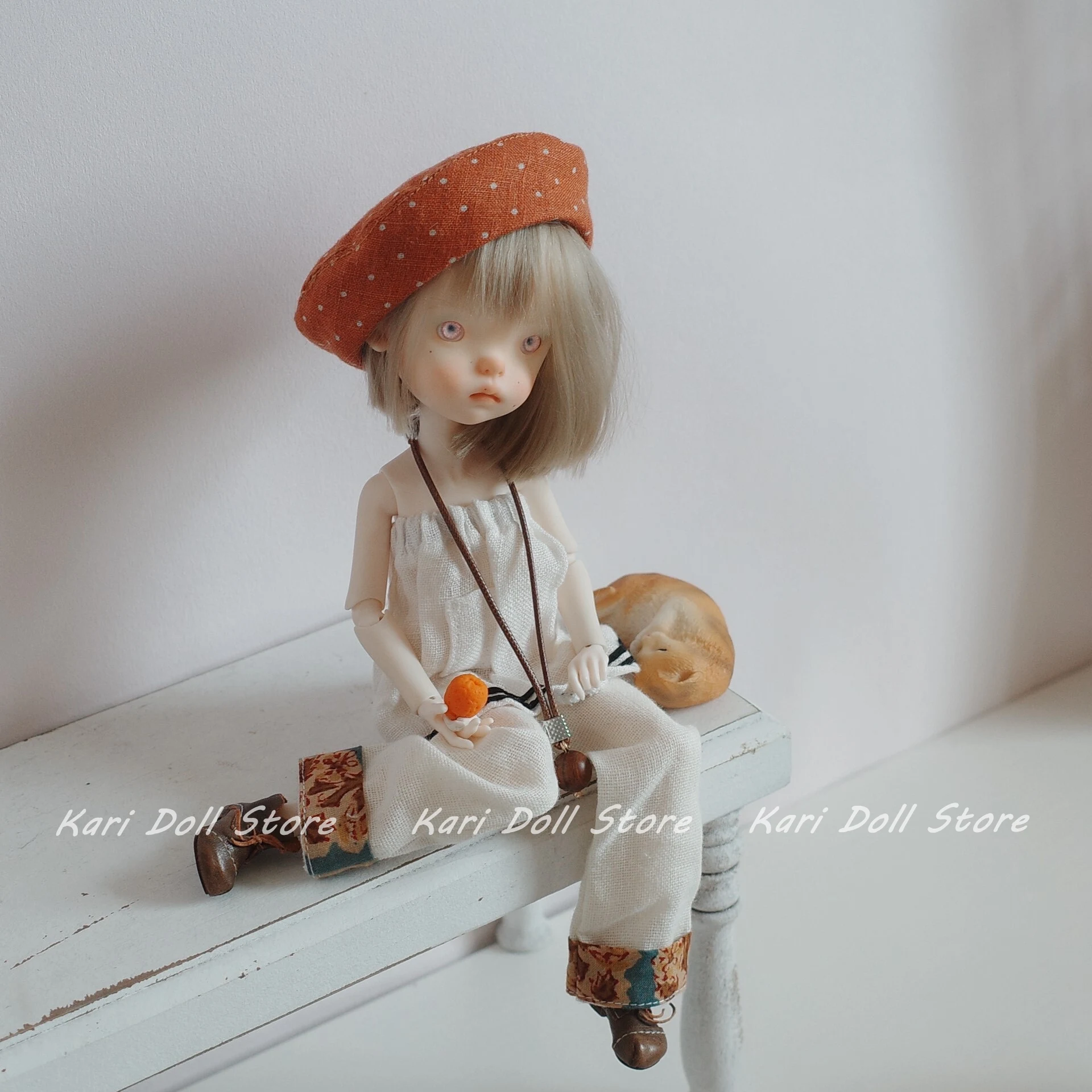 Kari poppenkleding en rokken Japanse stijl cool touch ketting en tube top broek set voor Landazz Landoudou Doll