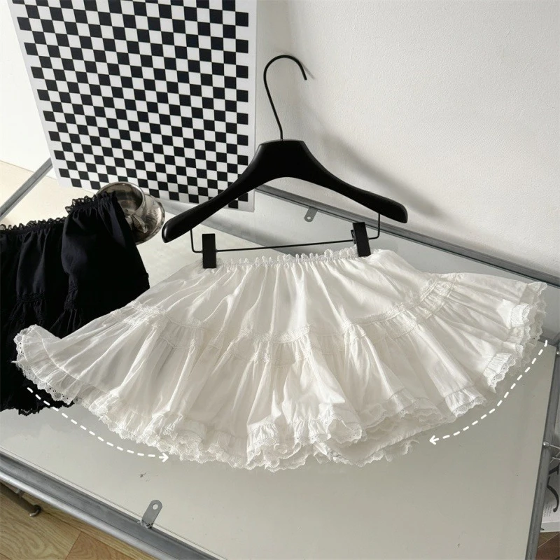 

Y2K French Elegant Style Satin Half cutecore mini skirt 2025 New Fashion High Waist Fluffy Skirts Shiny Floral Bud Skirts Sweet