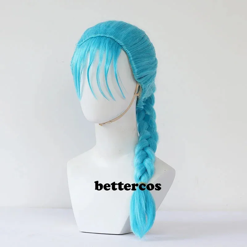 2025 22 bulma cosplay buruma peruca azul trançado tigre clipe rabo de cavalo tranças resistente ao calor cabelo sintético papel de halloween pla