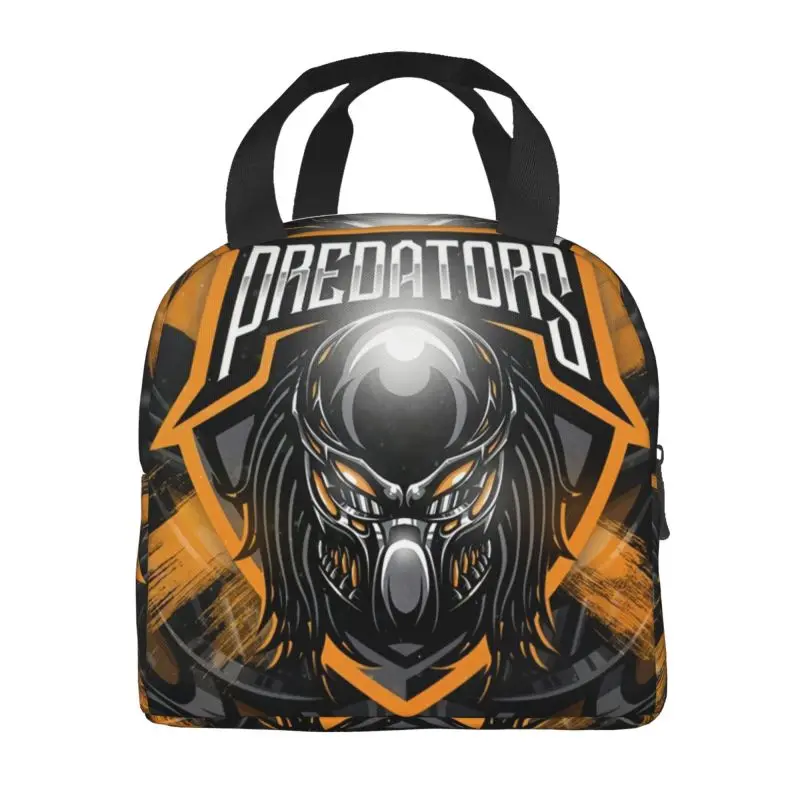 Alien Predators Science Insulated Lunch Bags for Fiction Horror Comics Portable Thermal Cooler Bento Box Kids School Children