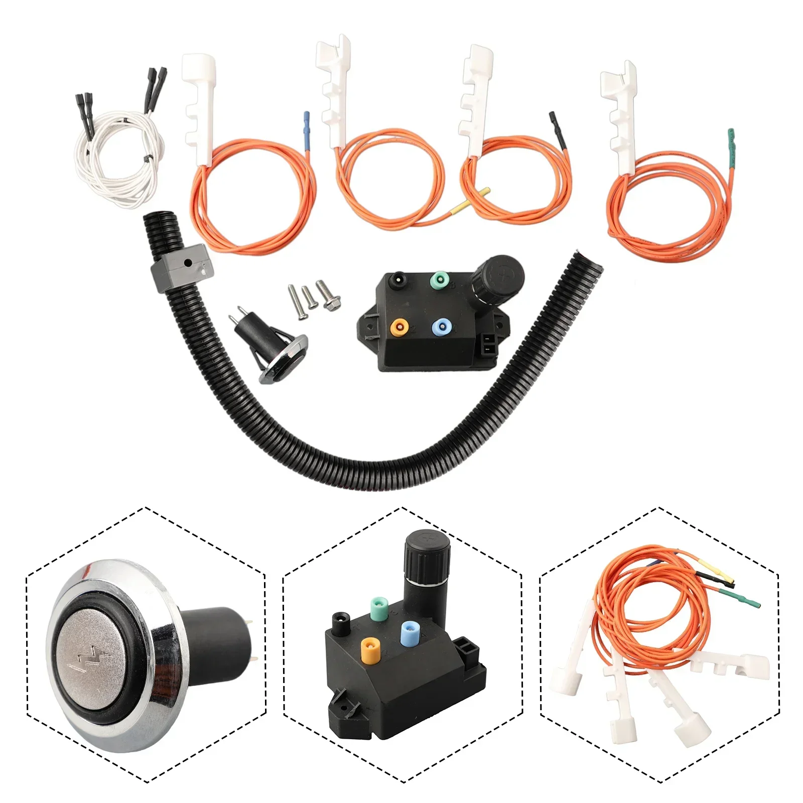 

Outdoor Living Grill Spare Parts Outdoor Cooking Eating 1 Set 440g BBQ Parties Reliable Grill Replacement Parts