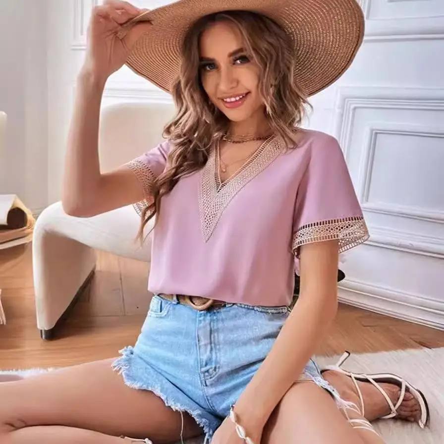 レディース カラー レース irt ストレート チューブ ポリエステル オルト スベ レギュラー 薄手 変形しない 無地 スプライシング プロセス