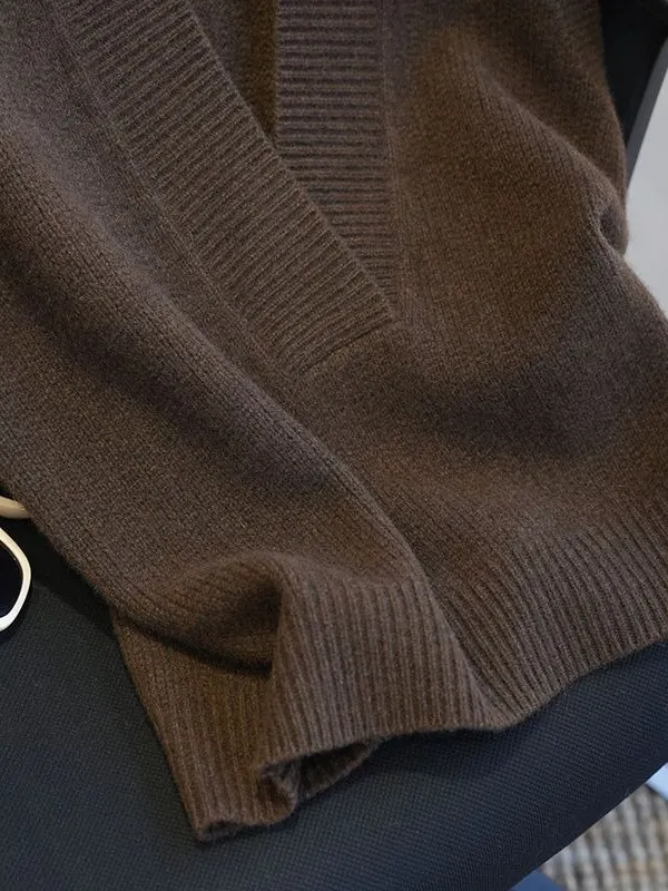 الخريف الشتاء Camere V-Ne Svel محبوك سترة المرأة Faion تنوعا طبقات دافئة سترة عادية Sle منتظم صالح