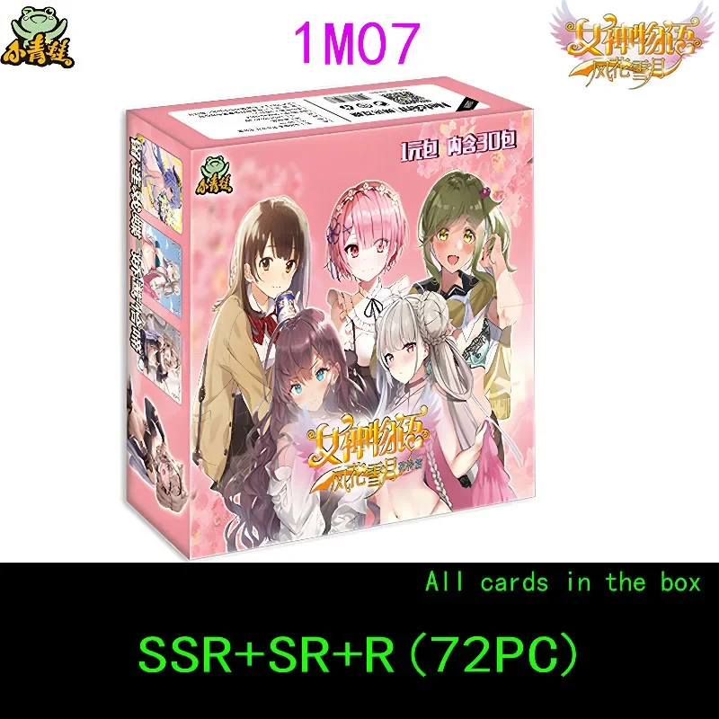 Anime Goddess Story ACG Collectible Card Toys for Collectible Card Birthday Gift ZR XR MR INS PR SCR SER PTR SSR SR Set view 5