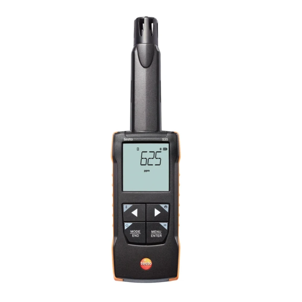 Testo 535 Compact CO2 Detector, Portable Carbon Dioxide Concentration Measuring Meter