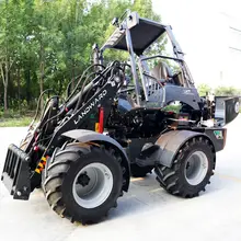 저렴한 4x4 미니 휠 로더 다기능 소형 디젤 로더 커스터마이징 가능