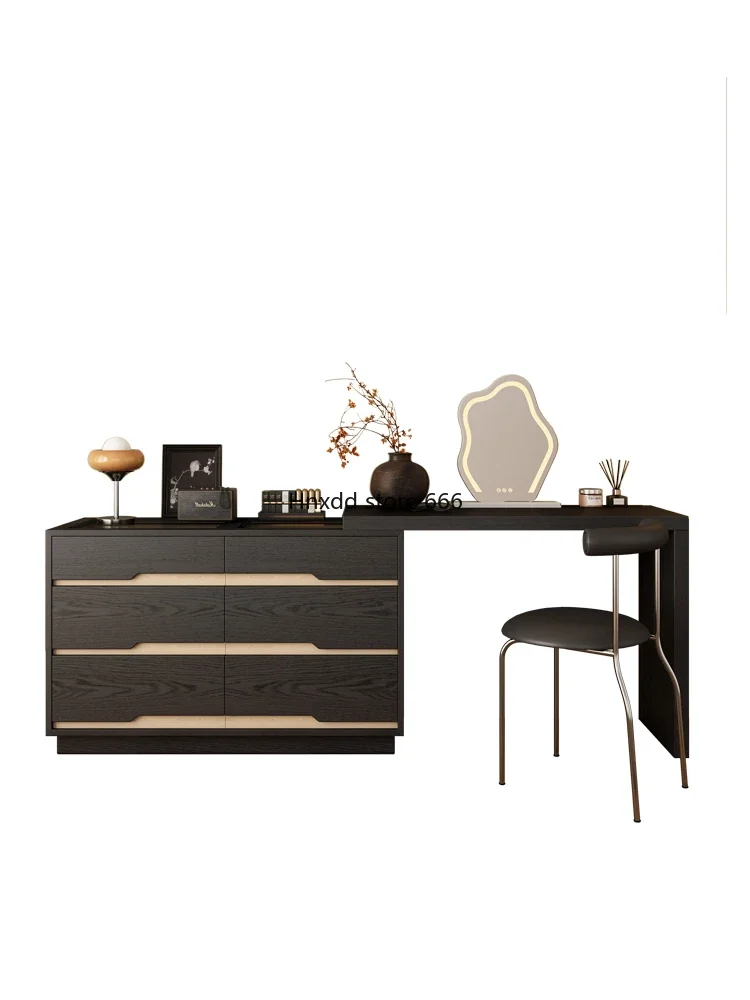 Makeup table 2024 new bedroom modern simple bedside cabinet dresser integrated